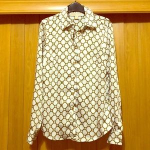 Michael Kors Chain Link Blouse - Size XS